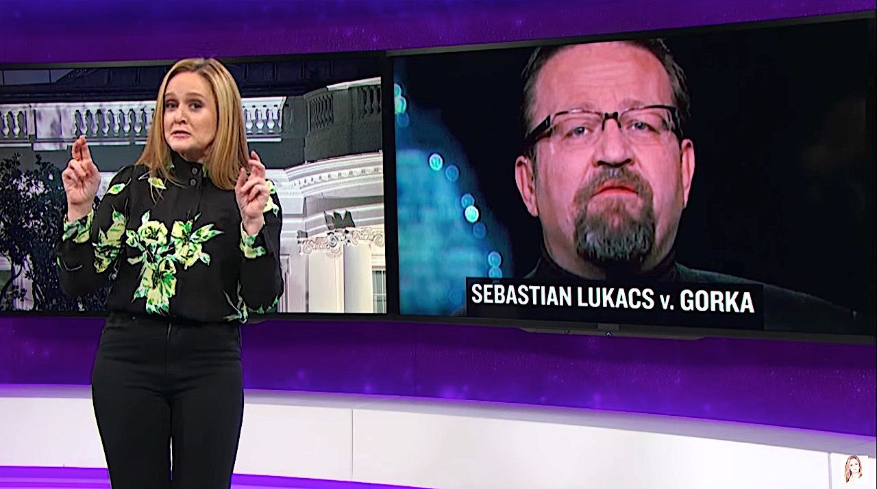 Samantha Bee introduces viewers to Sebastian Gorka