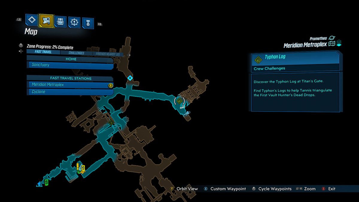 Promethea & Athenas Typhon Logs - Borderlands 3 Typhon Log locations ...