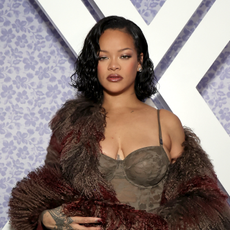 Rihanna attends the Savage X Fenty Celebration of Lavish Lace Debut at Nordstrom Century City on October 10, 2024 in Los Angeles, California. 