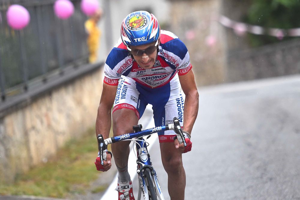 Androni Giocattoli's Franco Pellozotti on the move.