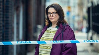 Ruth Jones as Elena Ravenscroft in "Run Away" on Netflix