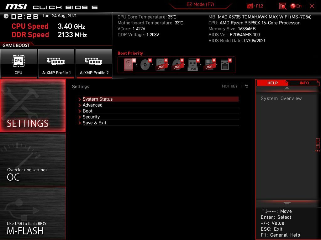 MSI MAG X570S Tomahawk Max WIFI