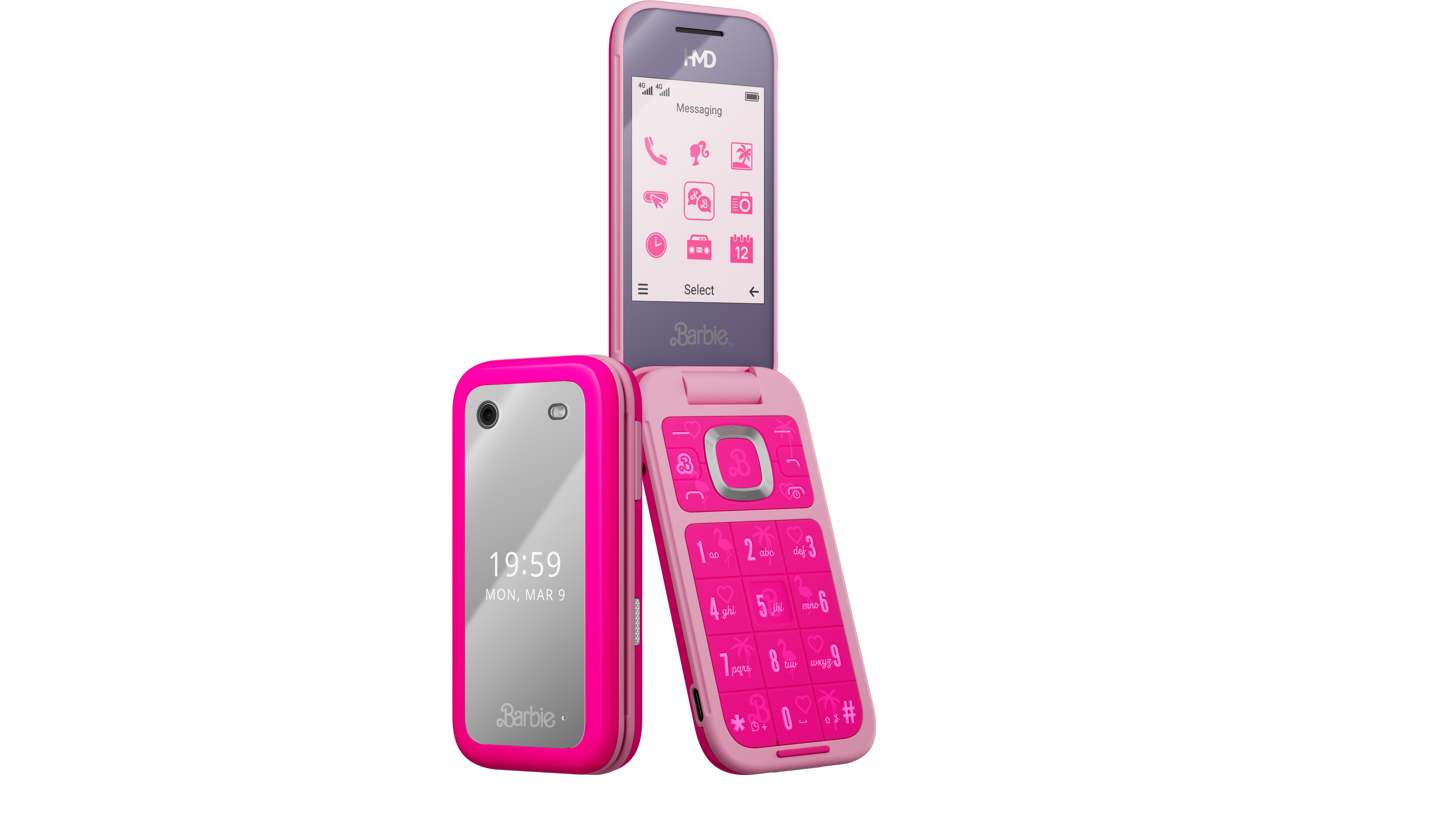 Barbie Flip Phone