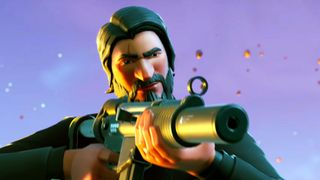 An image of Fortnite: Battle Royale's new John-Wick-inspired skin.