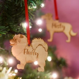 Etsy Dog Christmas ornament