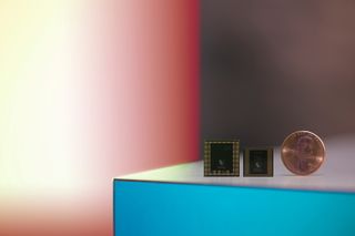A photo of the Snapdragon 835 (right) next to the Snadragon 820 (left). (Credit: Qualcomm)