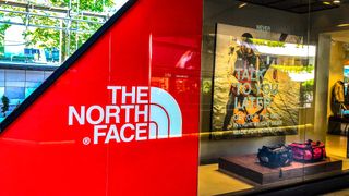A picture of a North Face store