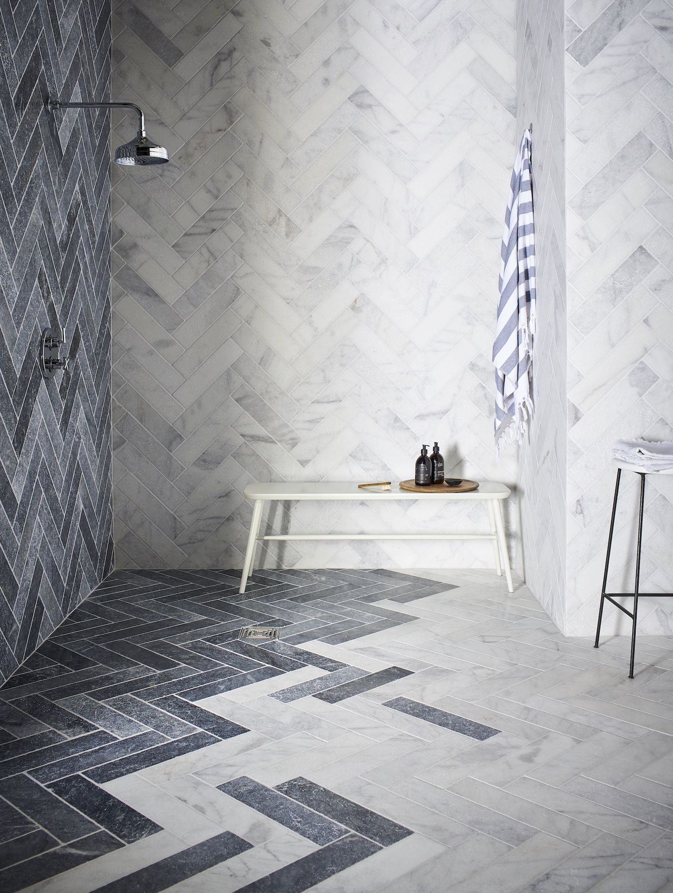 Shower floor tile ideas: 10 looks, layouts and colors for tiles | Homes ...