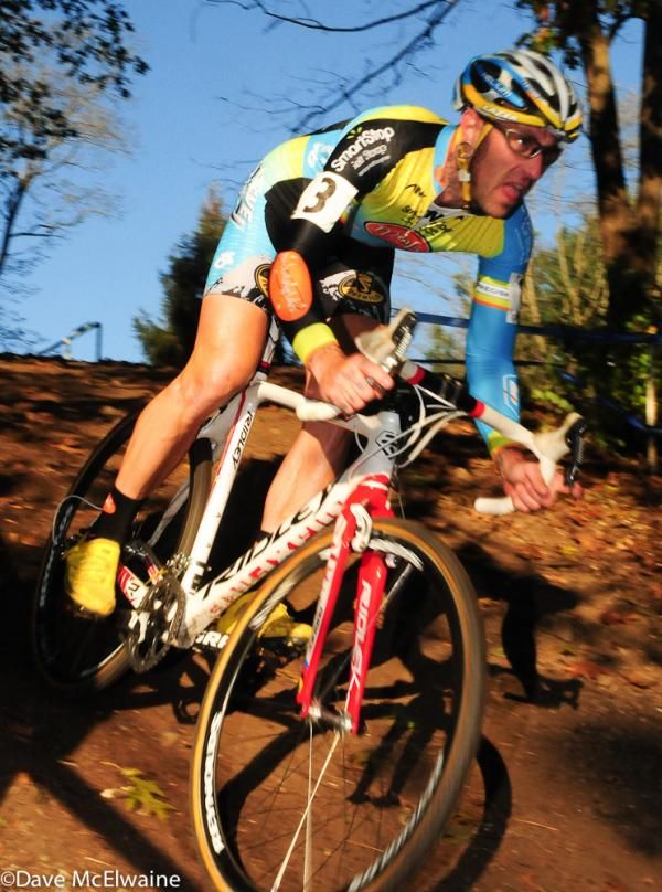 Adam Myerson (Smartstop/ Mock Orange Bikes) rode with the leaders until the last lap
