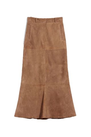 & Other Stories Suede Maxi Skirt