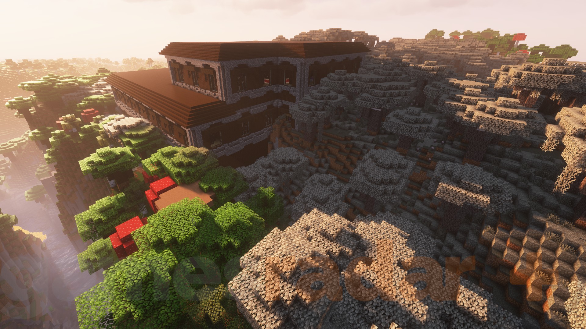 A Woodland Mansion sits in a Pale Garden biome in one of the best Minecraft seeds.