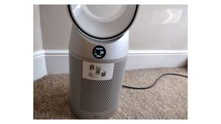Dyson Purifier Cool review: Image shows the controls on an air purifier.