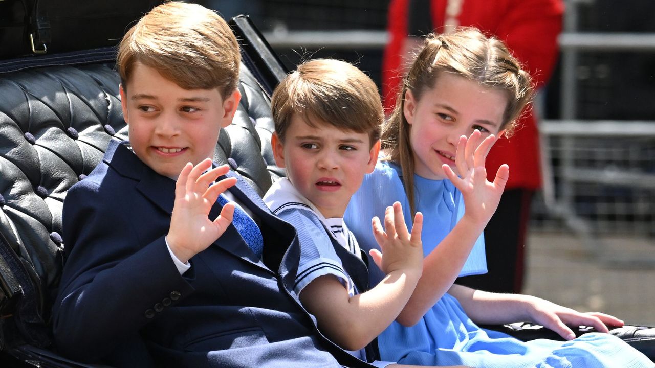 Prince George, Princess Charlotte and Prince Louis