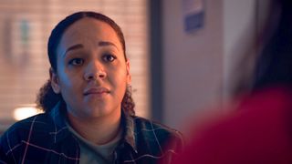 Belinda Owusu plays Nicky McKendrick in Holby City