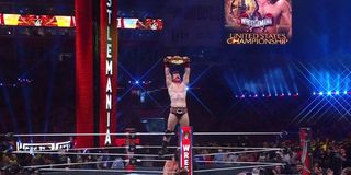 Sheamus after defeating Riddle at WrestleMania 37