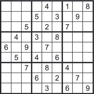 Sudoku puzzle