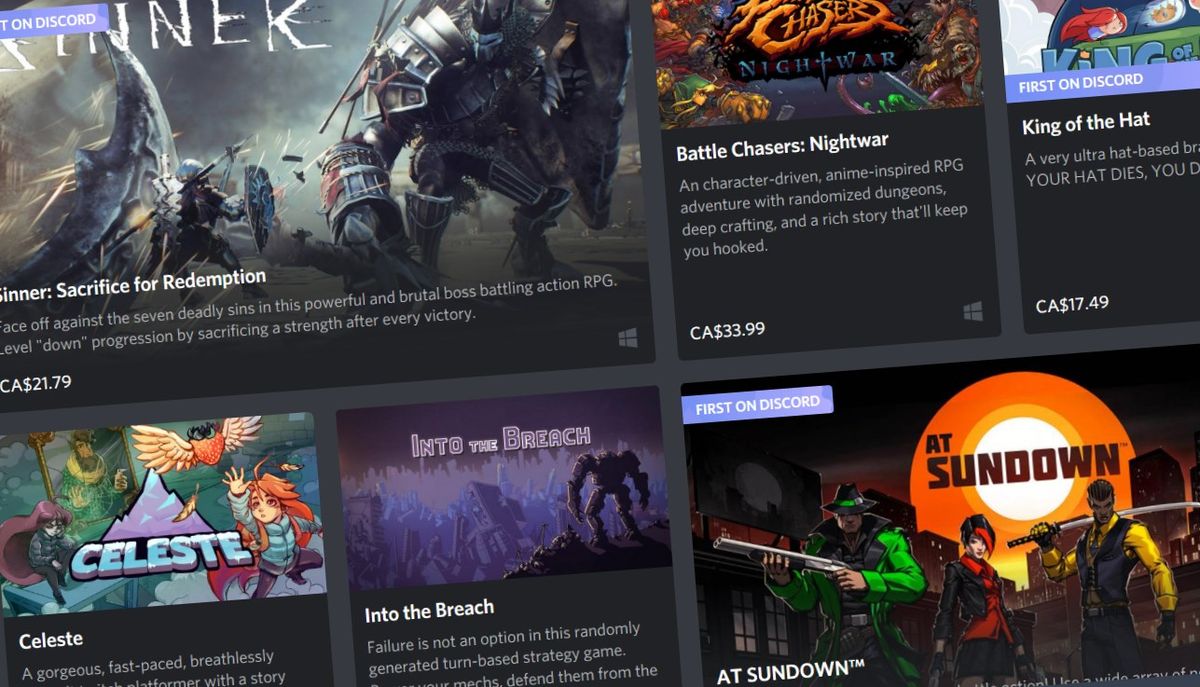Discord lança sua própria loja de games no PC trazendo indies como