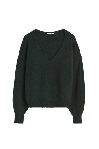 Madewell Wedged V-Neck Sweater (Was $88) 