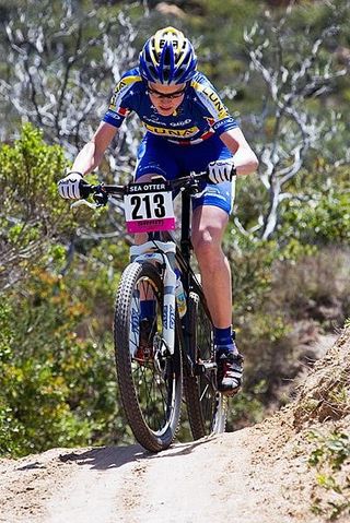 Georgia Gould (Luna) won the Sea Otter cross country