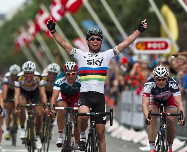 World champion Mark Cavendish (Sky) wins the Tour of Denmark finale