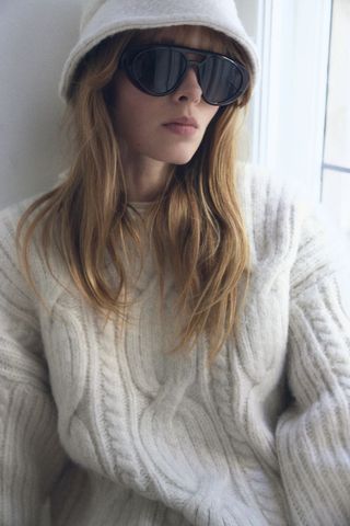 Cable-Knit Jumper