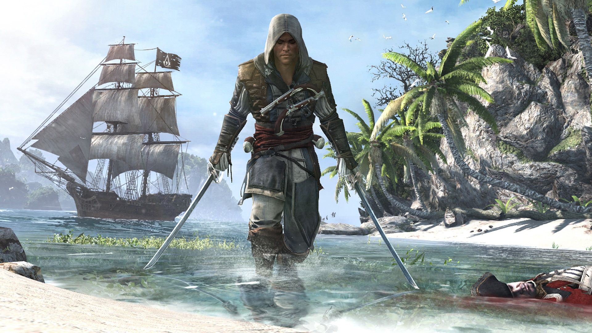 Assassins creed 4 black flag зависает картинка а игра продолжается