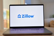 Zillow logo on a laptop
