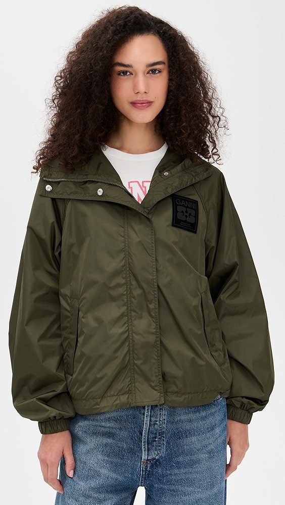 Ganni Flyweight Nylon Jacket