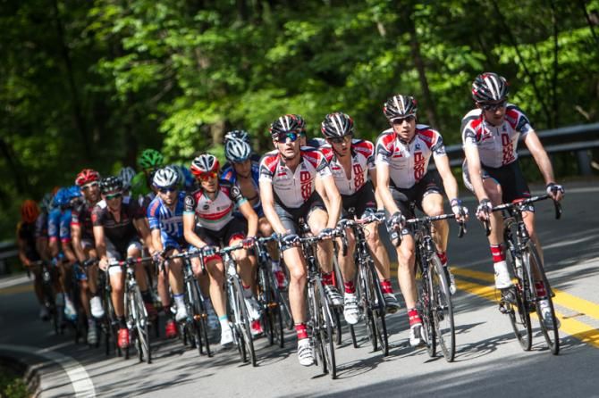 Bissell did a lot of work on the front to bring the break back.