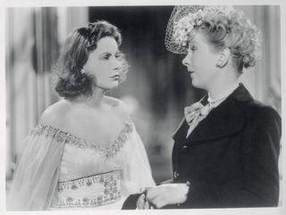 greta garbo and ina claire have a conversation in the movie Ninotchka