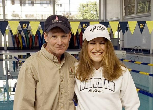 Mara Abbott and coach Michael Engleman