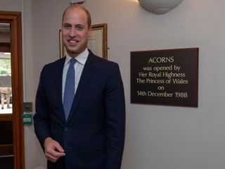 Prince William supporting his mother's work