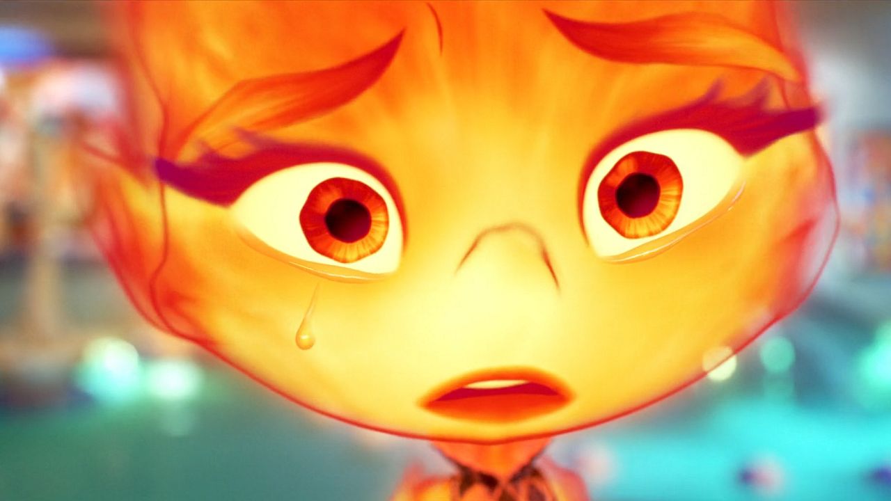 Ember crying in Elemental