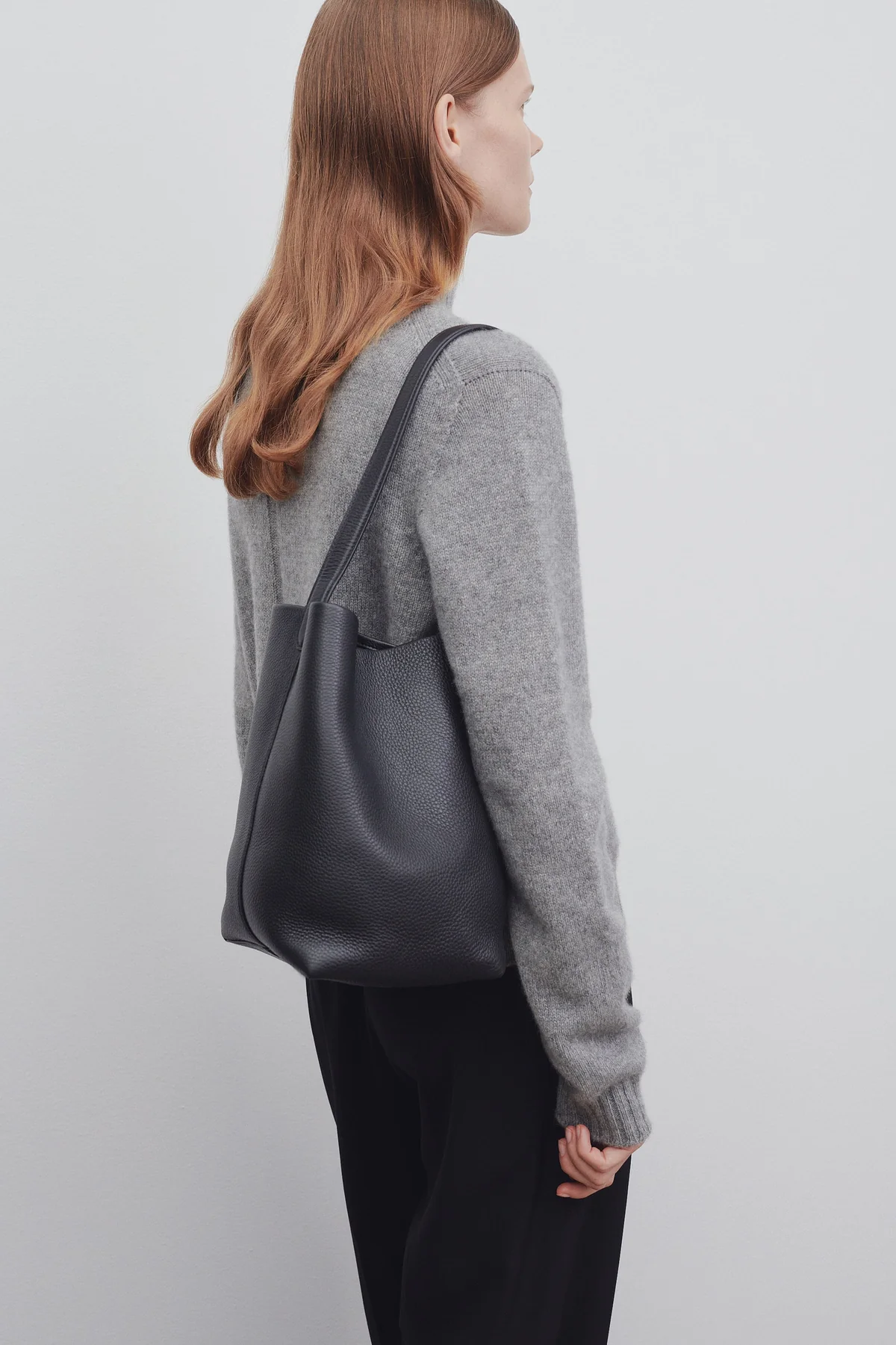 The Row, Medium N/s Park Tote Bag in Black