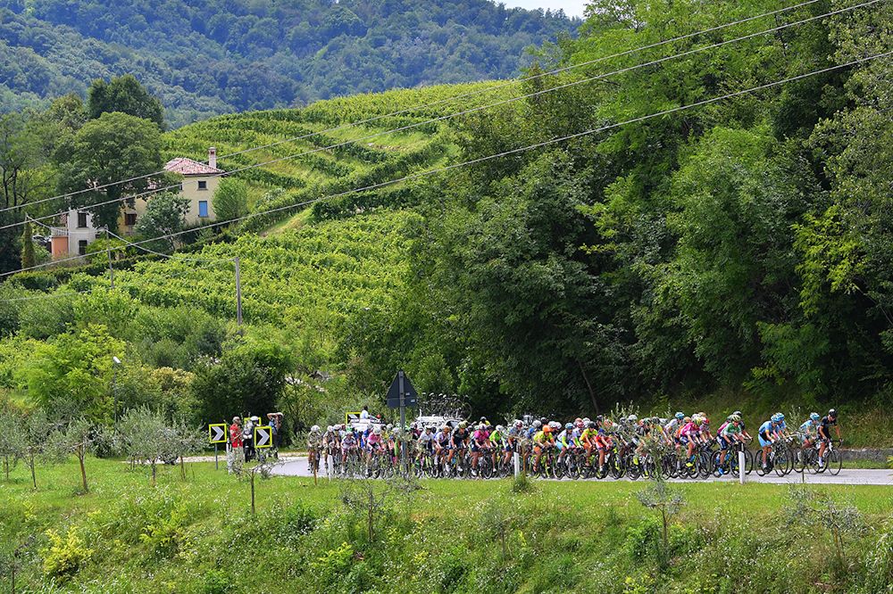 Scenery along the route of stage 3 at the Giro Rosa