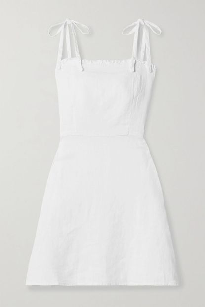 Honorine Linen Mini Dress