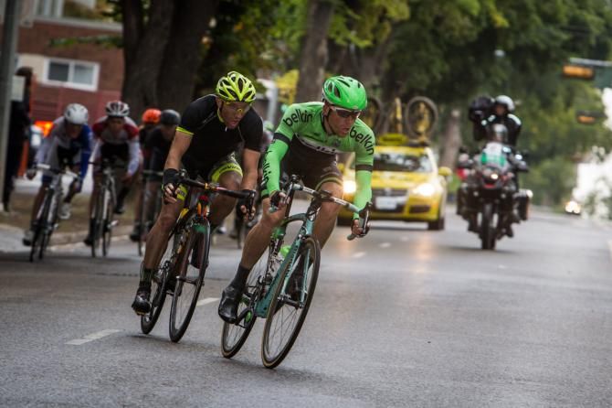 Steven Kruijswijk (Belkin) splits up the front of the break