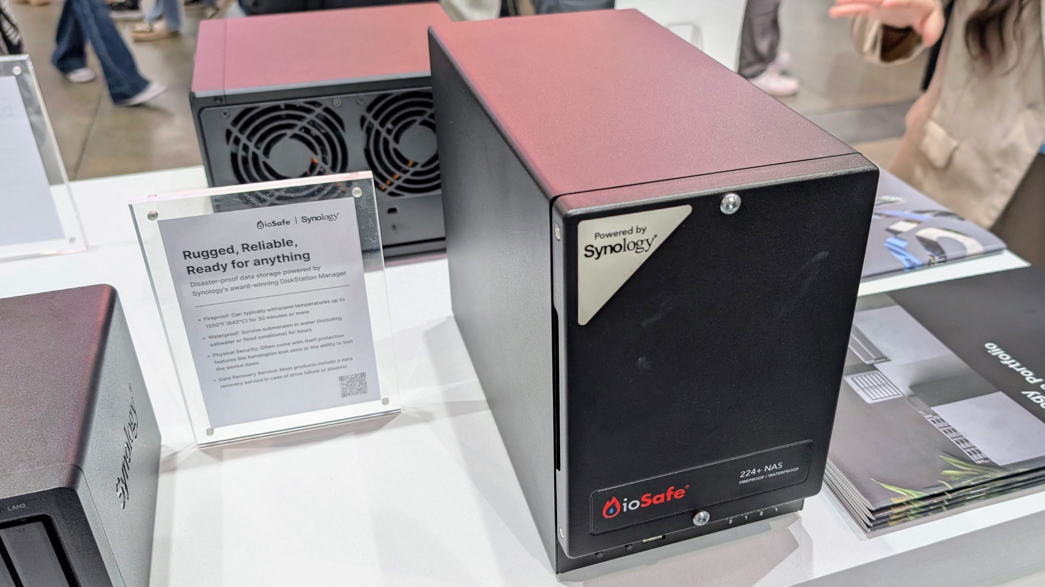 Synology DiskStation DS224+ fireproof NAS at Computex 2025