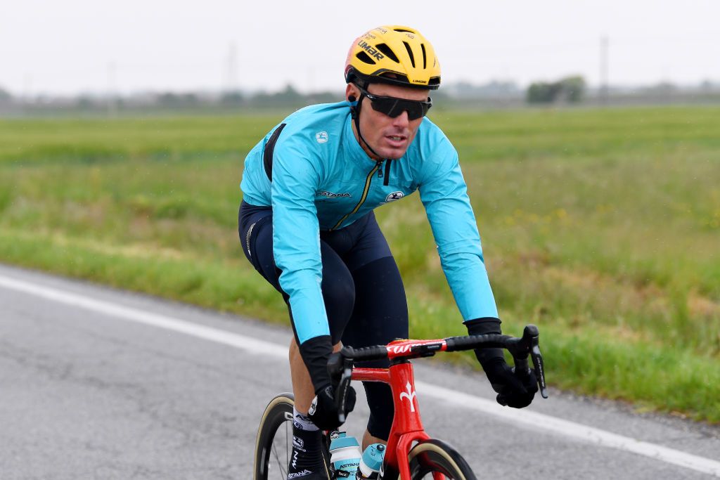 CANALE ITALY MAY 10 Luis Leon Sanchez Gil of Spain and Team Astana Premier Tech during the 104th Giro dItalia 2021 Stage 3 a 190km stage from Biella to Canale girodiitalia Giro on May 10 2021 in Canale Italy Photo by Tim de WaeleGetty Images