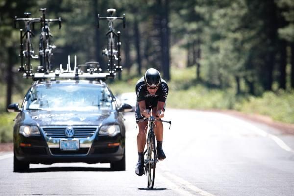 Glen Chadwick (Pure Black Racing) having a good ride after spending time in the break yesterday.