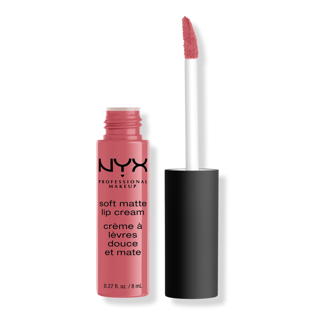NYX Professional Makeup, Soft Matte Lip Cream Lightweight Liquid Lipstick - Cannes