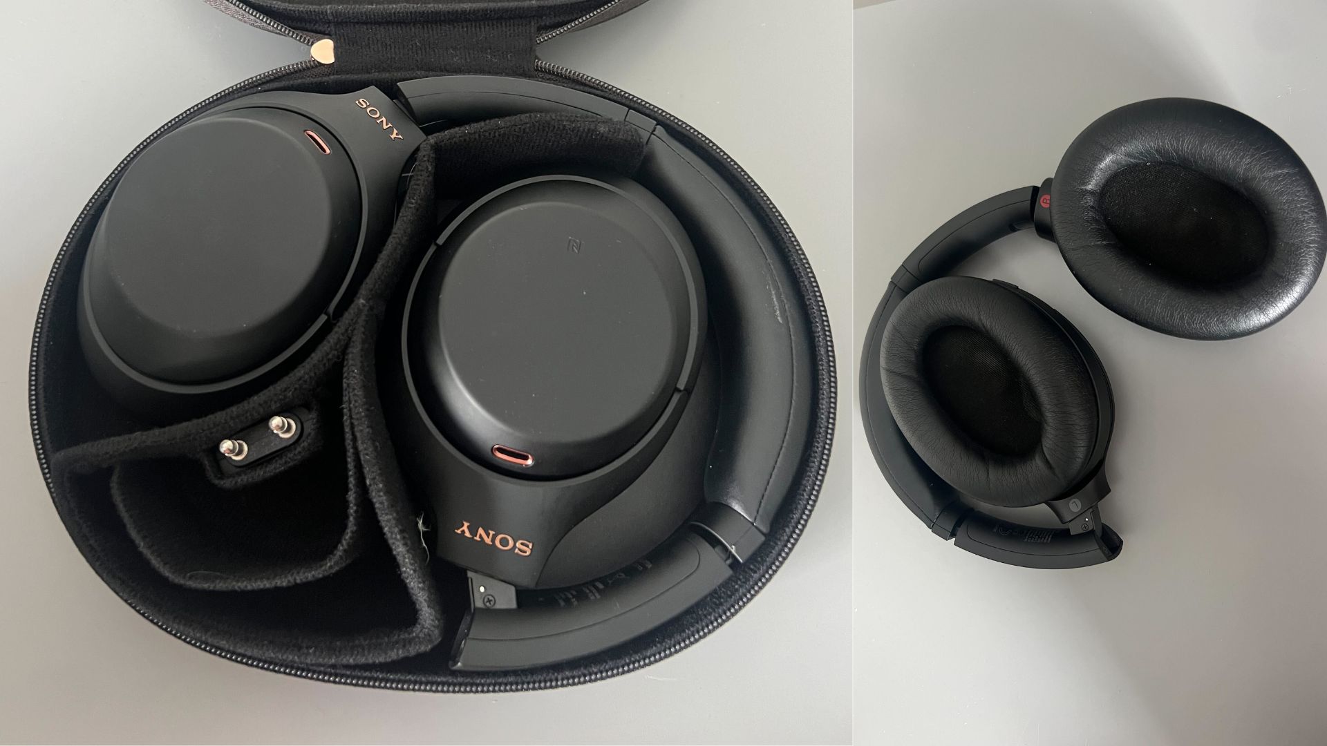 Grace Walsh testing Sony WH-1000X4 headphones