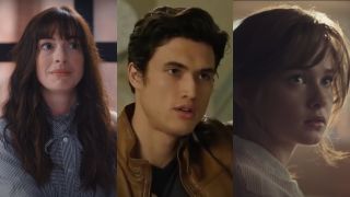 Anne Hathaway, Charles Melton and Cailee Spaney
