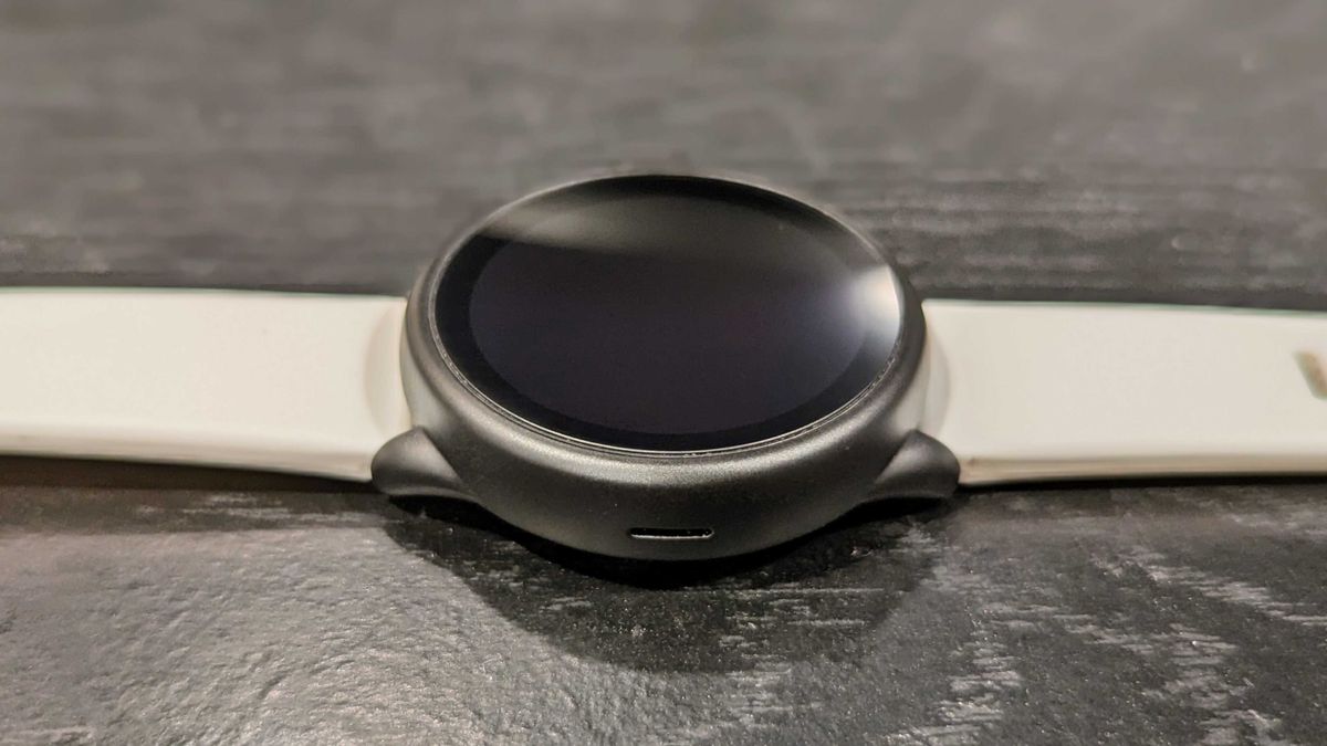 The speaker on the Fossil Gen 6 Wellness Edition