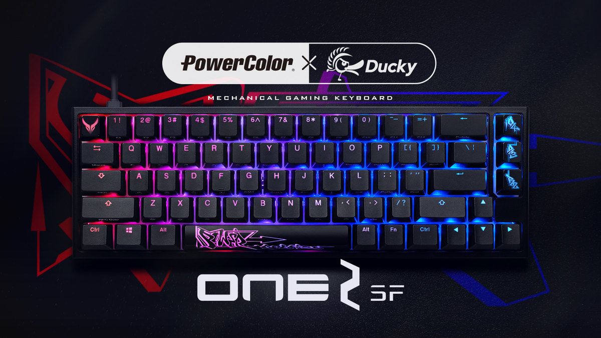 PowerColor Enters Uncharted Territory with Its 1st Keyboard