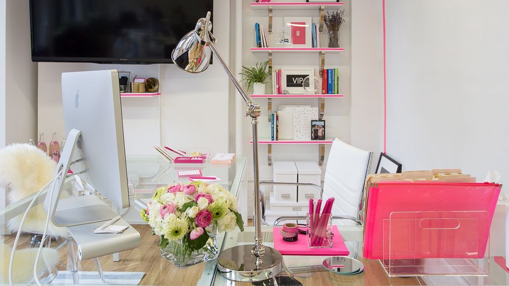 Room, Interior design, Pink, Furniture, Shelving, Home, Shelf, Interior design, House, Peach, 