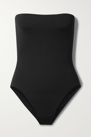 + Net Sustain Agnes Strapless Swimsuit