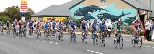 The riders were
