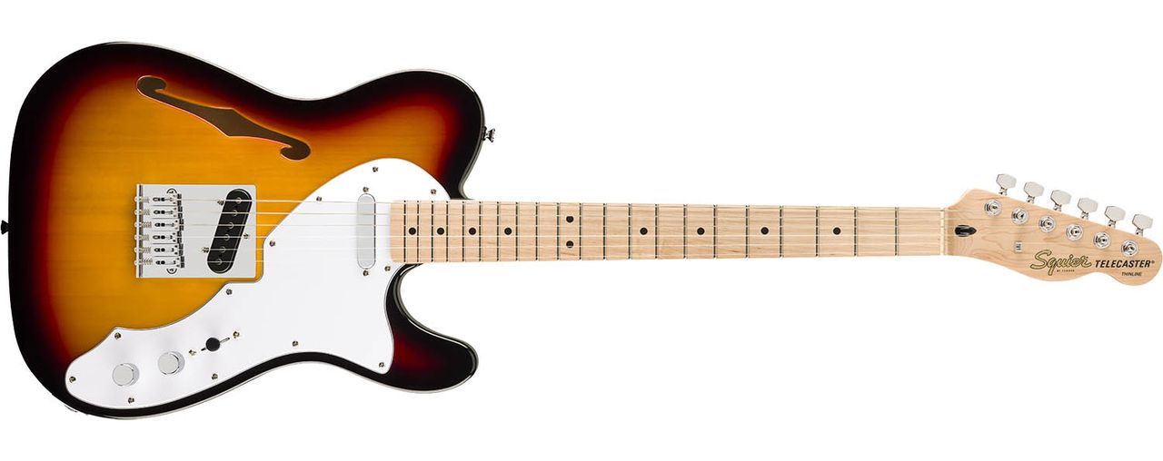 Squier Affinity Thinline Telecaster in 3-Color Sunburst