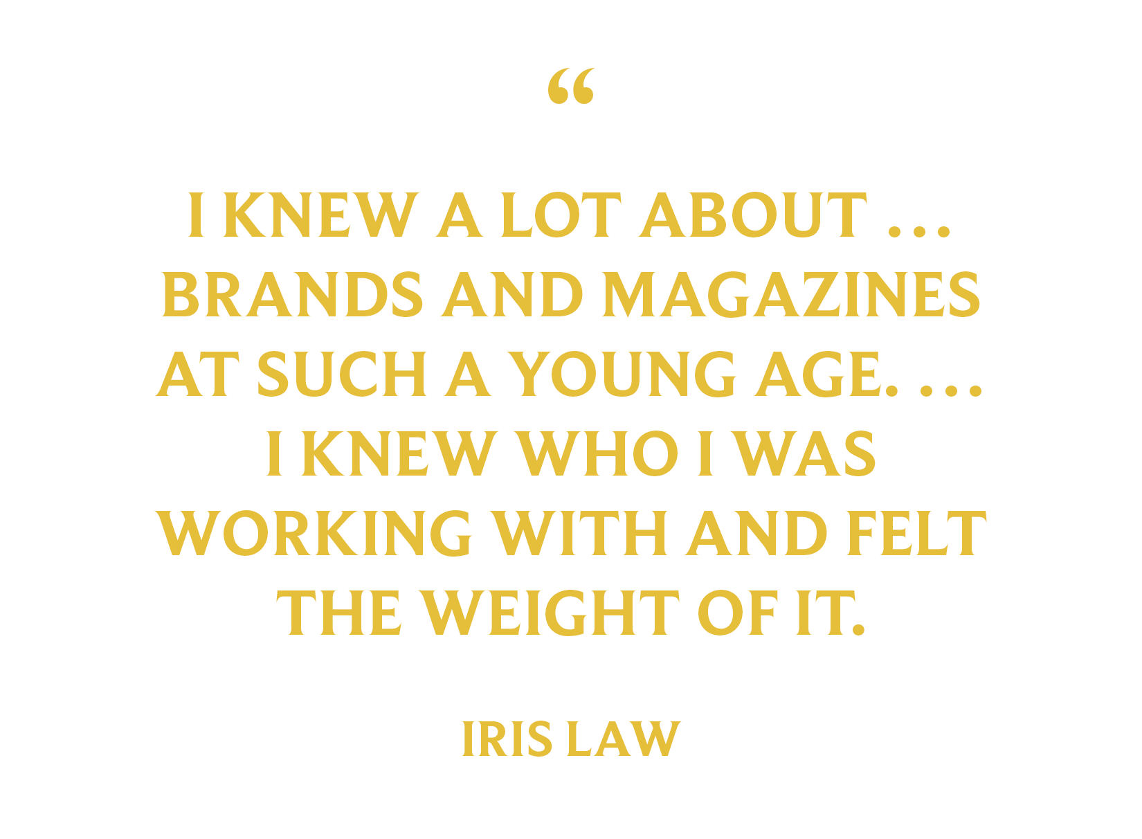 Iris Law poses on the cover of Who What Wear for the 20th Anniversary October 2026 edition